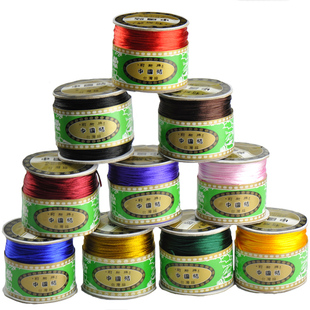 diy饰品 台湾莉斯牌五色线 手工线 7号线 编中国结/挂坠绳线