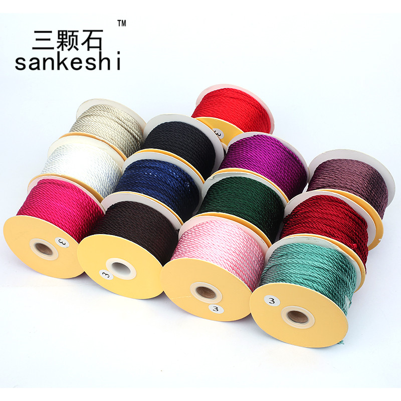 手工编织线材项链璎珞绳