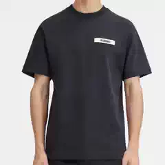 Jacquemus Summer Classic Micro-Label Letter Embroidery Pullover Top Loose and Versatile Unisex Style Short-Sleeved T-Shirt