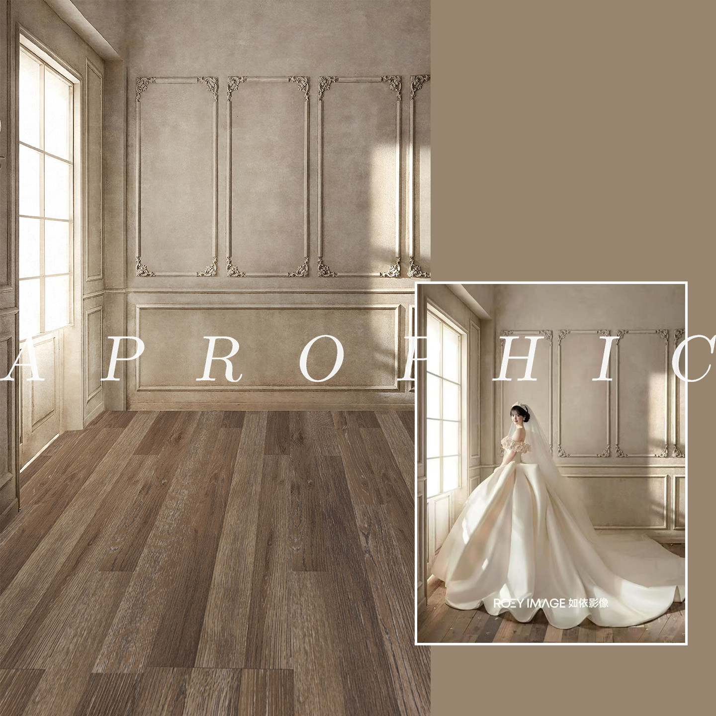 浮雕复古法式油画背景婚纱石膏墙油画拍照背景布孕妇石灰墙背景纸