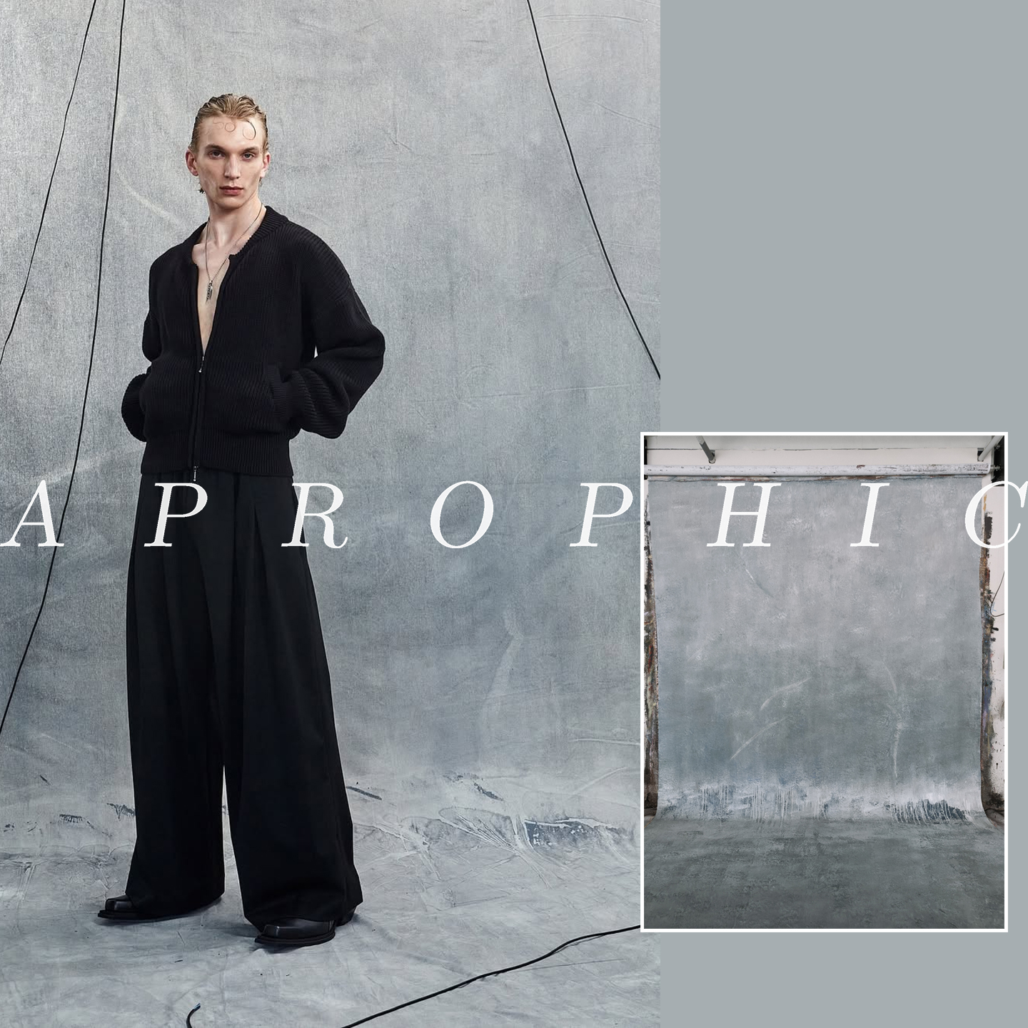 秋冬蓝灰油画纹理背景布室内油画拍照背景纸商拍纯手工绘画背景