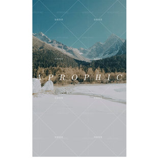 冬天雪山山峰拍照背景纸户外雪景直播间3D背景纸羽绒服雪景拍照布