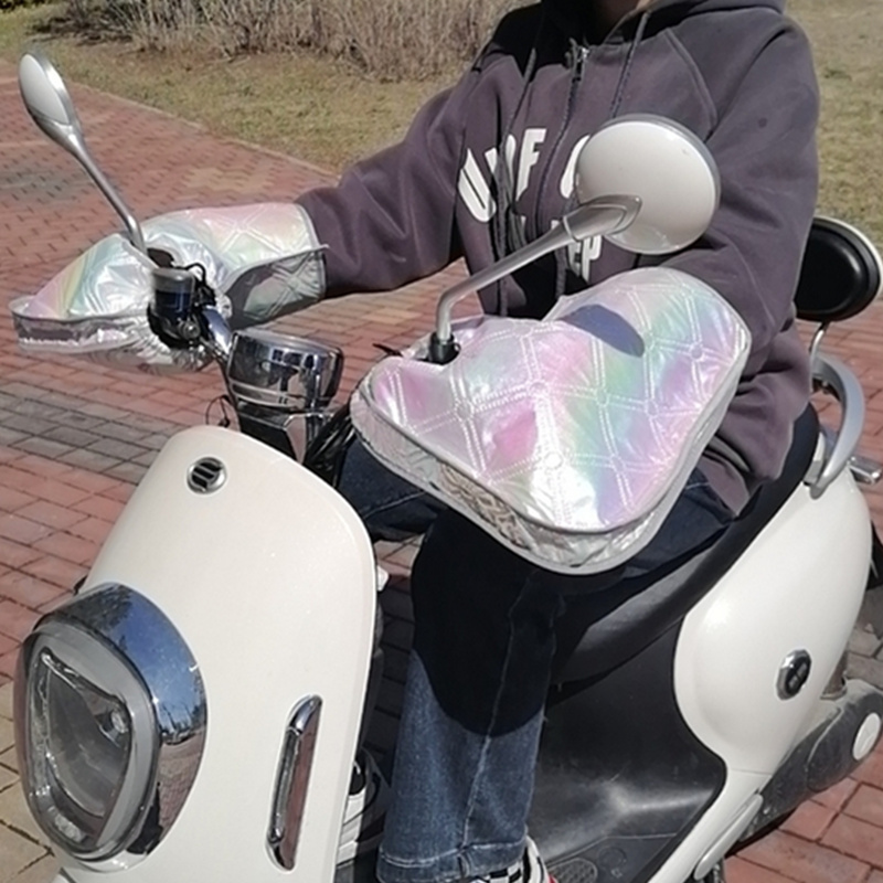 飘雪电动车把套春秋夏季全包护把