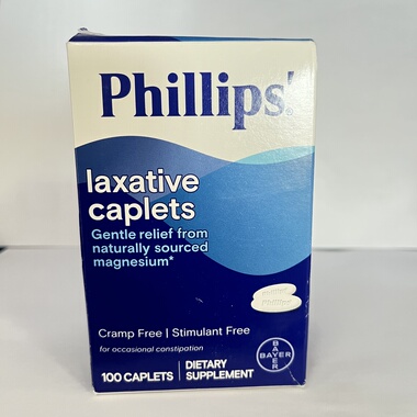 美国现货Phillips' Laxative Caplets, With Naturally Sourced M