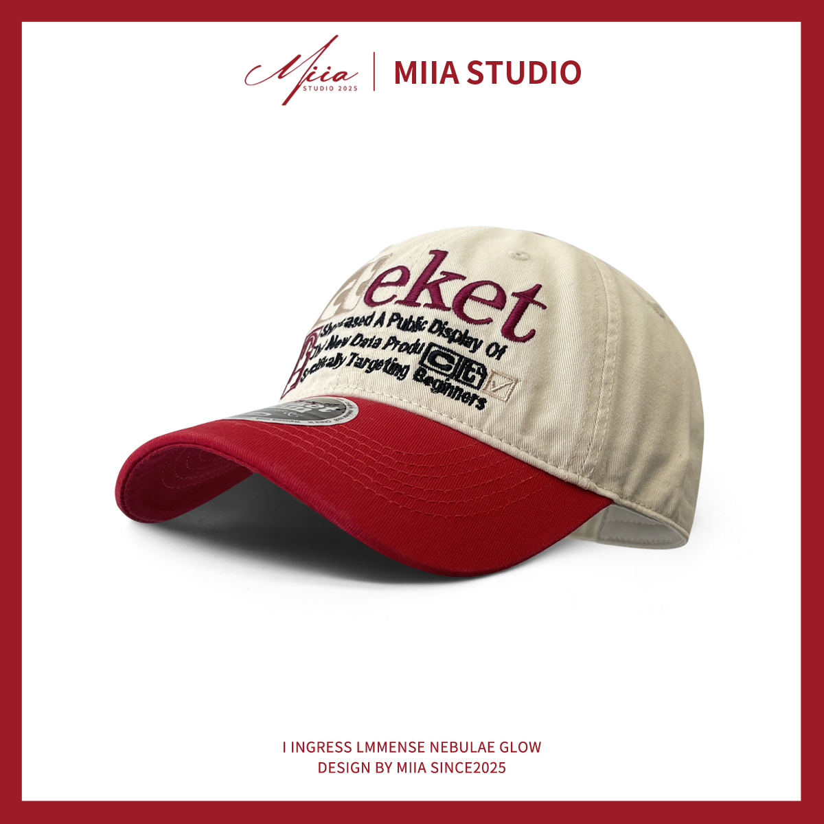 美式复古刺绣棒球帽春夏新款