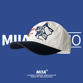 金泰亨同款 狗狗刺绣棒球帽春夏户外休闲百搭鸭舌帽软顶显脸小 韩版