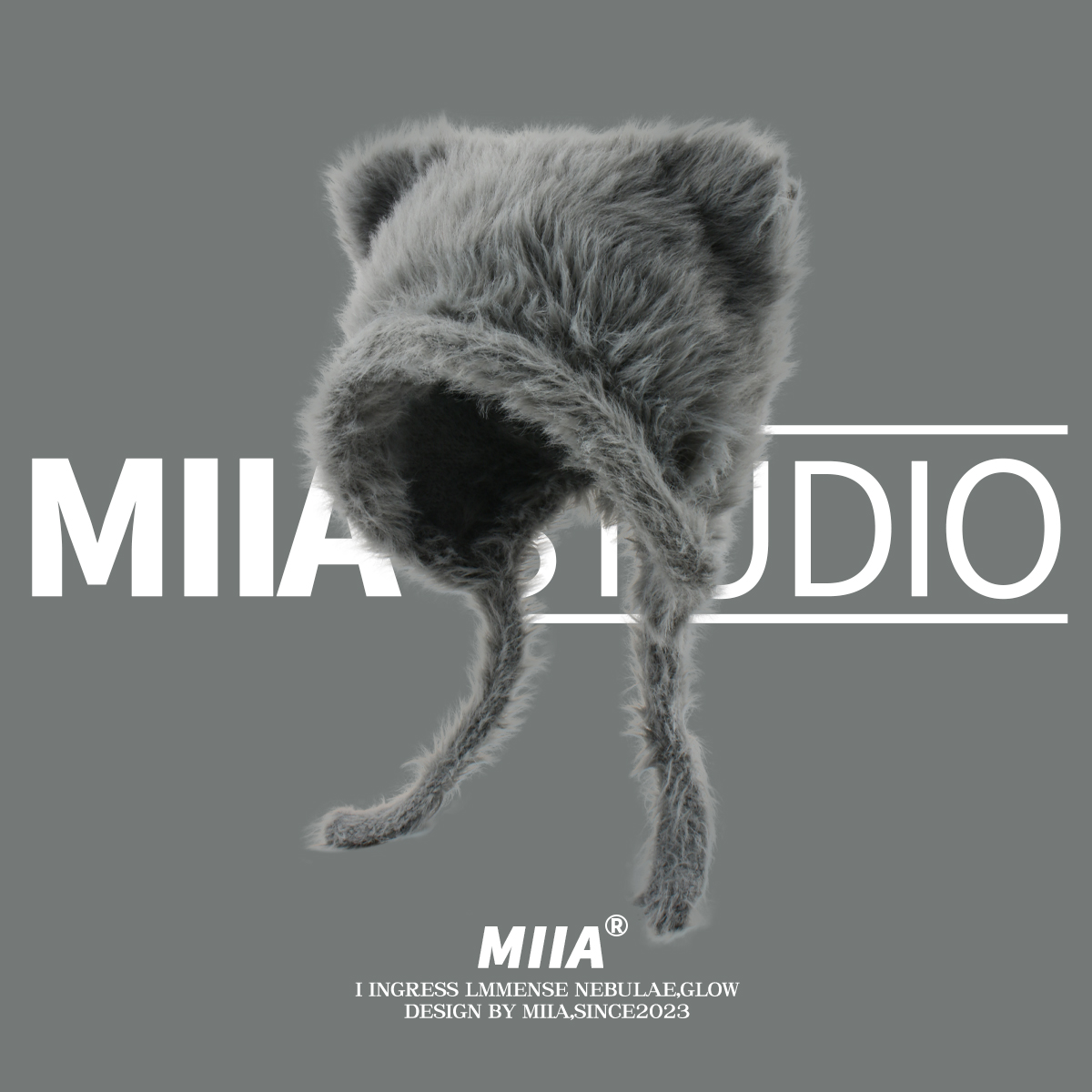 柔软舒适猫咪耳朵可爱护耳雷锋帽