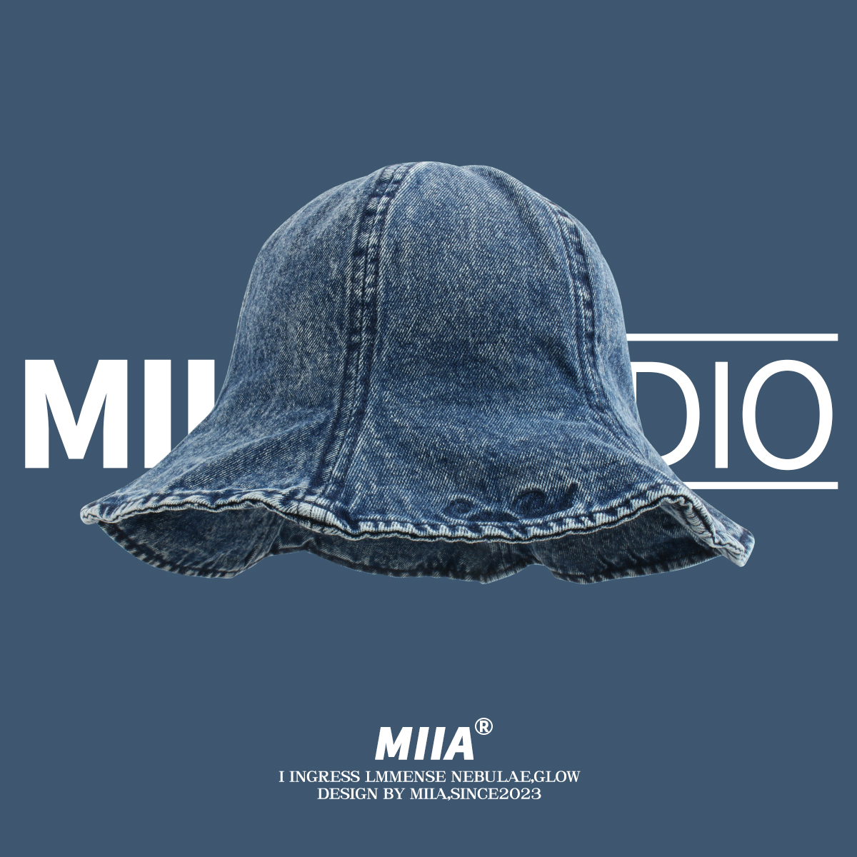 牛仔渔夫帽春夏季遮阳防晒