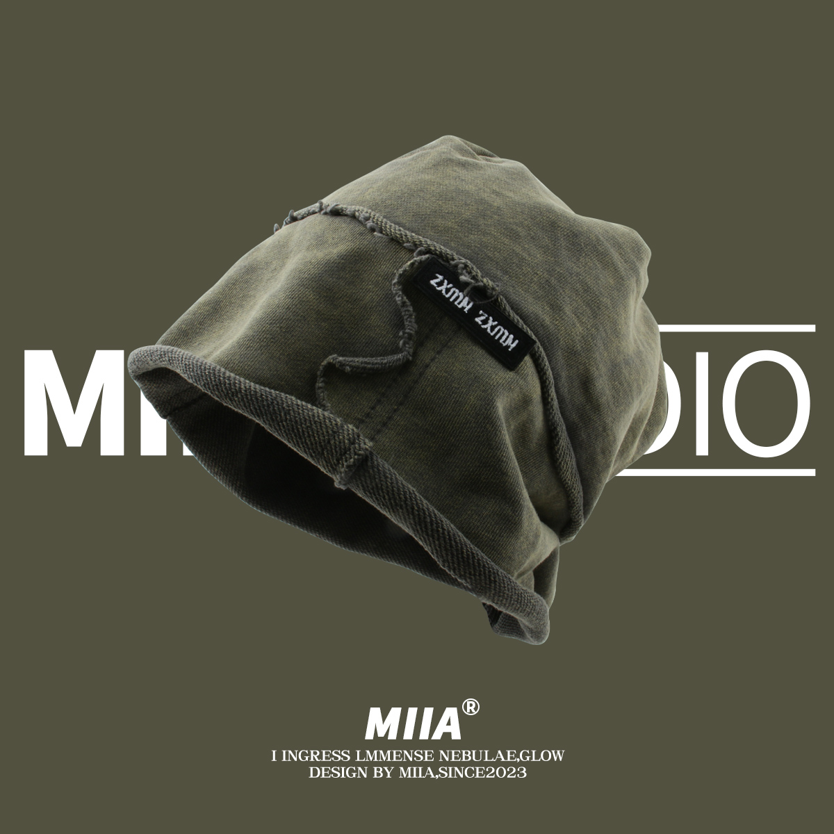 日系小众设计感堆堆帽冷帽