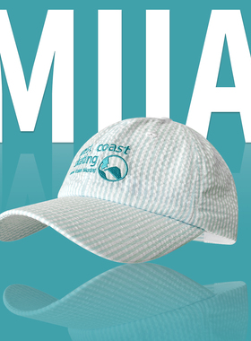 韩版小众字母刺绣条纹简约棒球帽男女薄款棉质鸭舌帽时尚遮阳帽子