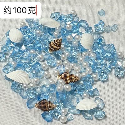 DIY立体鱼缸仿真珍珠微景观装饰打造斗鱼梦幻微型观景贝壳海螺