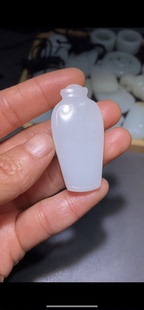 精品新疆和田玉籽料平平安安平安无事牌 脂白肉细49.5×24.5×9mm