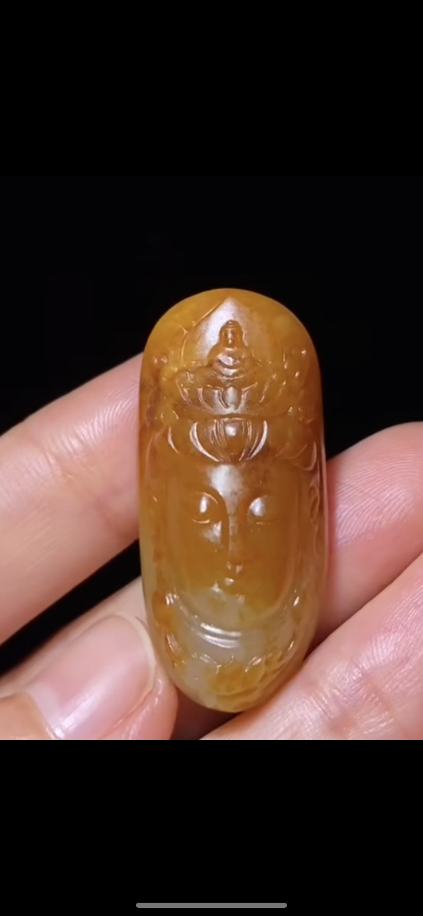 二十年老店天然新疆和田籽料观音黄沁玉种正品带证书全国复检传家