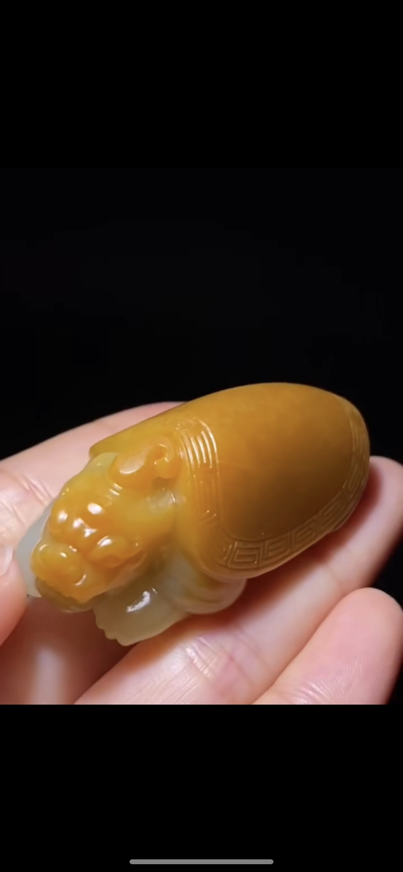 天然精品新疆和田籽料龙龟 满沁皮温润细腻油糯 正品带证书收藏级