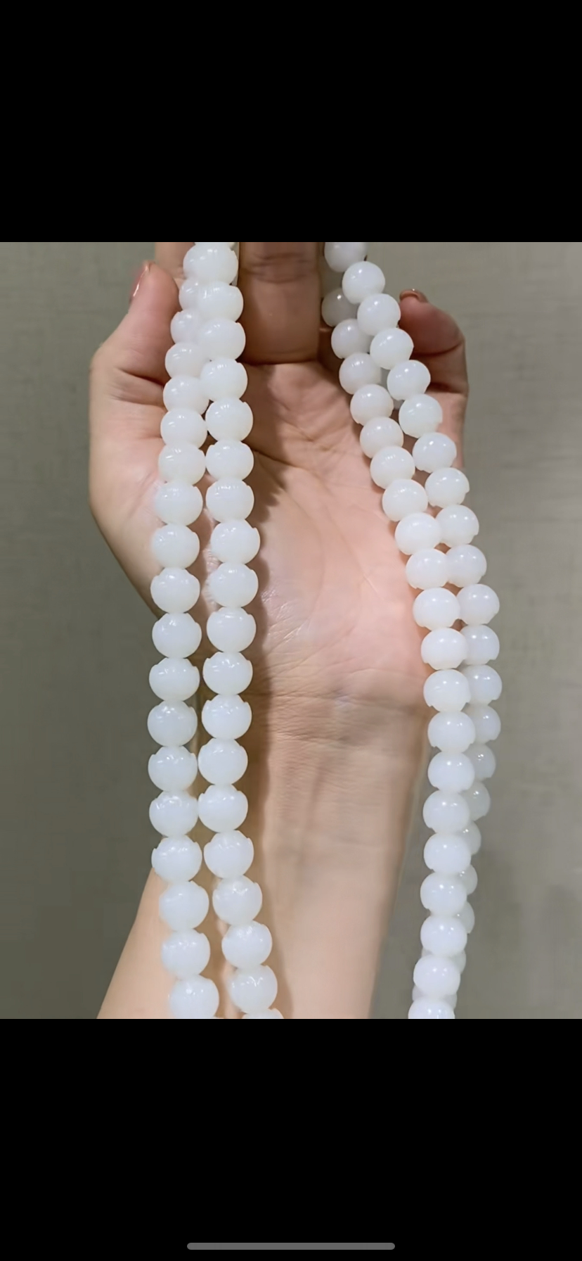 天然精品新疆和田玉籽料108莲花珠项链 10mm正品带证书二十年老店