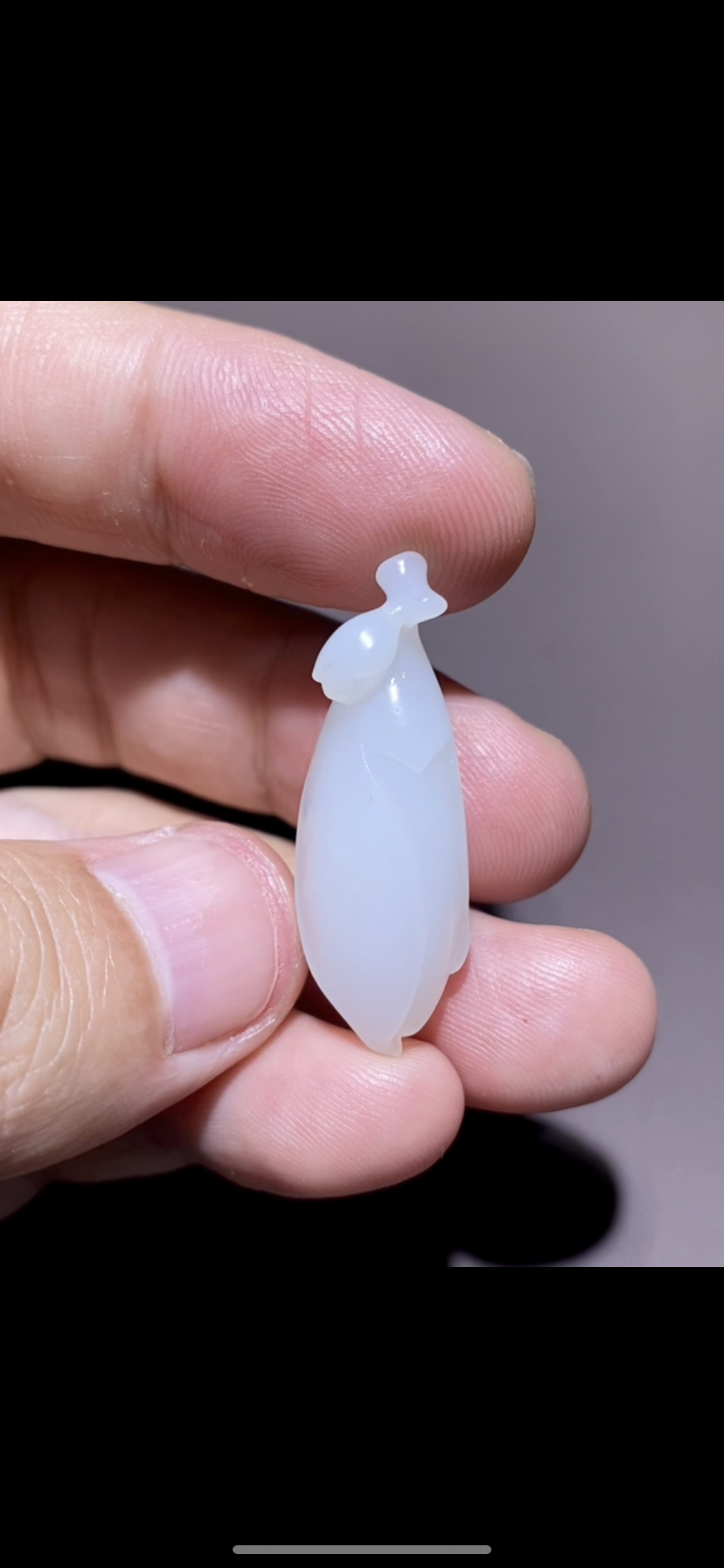 天然高品质新疆和田籽料 玉兰花 一级正白 过灯无结构 正品带证书