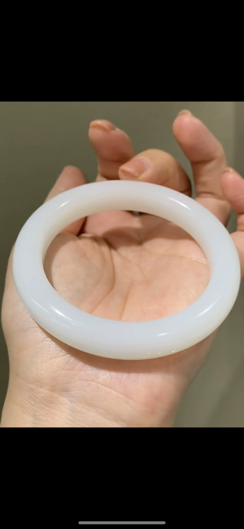 天然精品新疆和田玉籽料 手镯 平安镯 58mm 正品带证书二十年老店