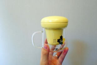 Tims咖啡玻璃泡茶杯SIGG联名款陶瓷茶漏喝水杯便携家用泡茶壶