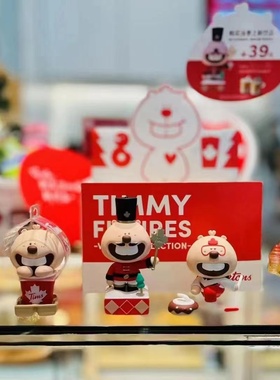 T米盲盒Tims咖啡摆件冬日