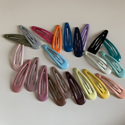 韩国ins莫兰迪色滴油刘海夹