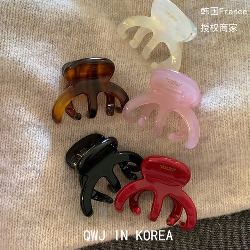 韩国进口France金标纯色抓夹