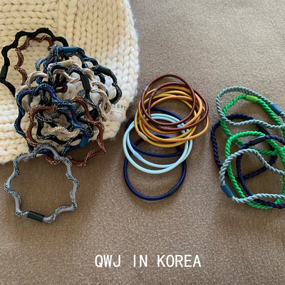 蔷薇家韩国进口KNK纤细打底皮筋