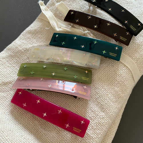 韩国France满天星发夹法式马尾夹