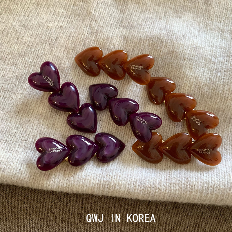 韩国进口France金标发夹边夹