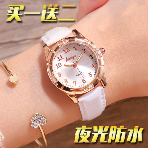 手表超火韩版简约小清新可爱少女