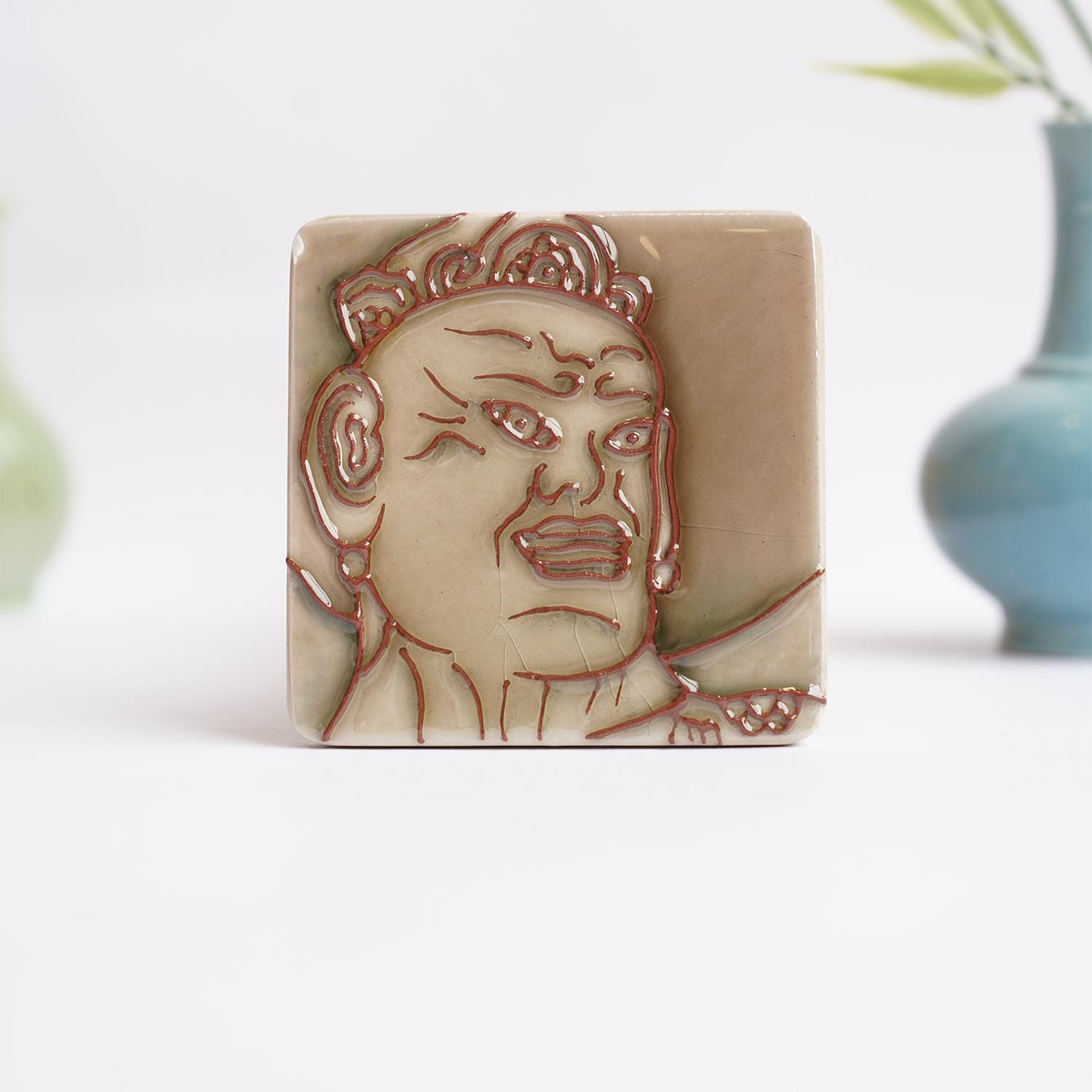 洛阳文创产品  三彩金刚款特色冰箱贴