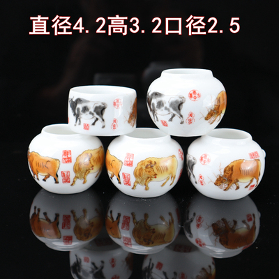 柳莺红子贝子绣眼鸟食罐鸟杯