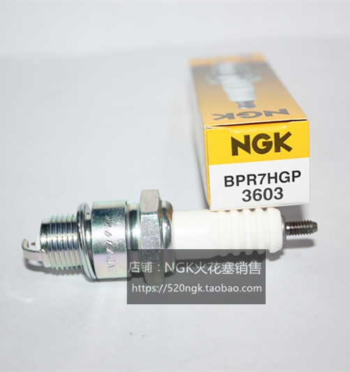 雅马哈东发百胜二冲程船外机摩托艇适用进口NGK铂金火花塞BPR7HGP