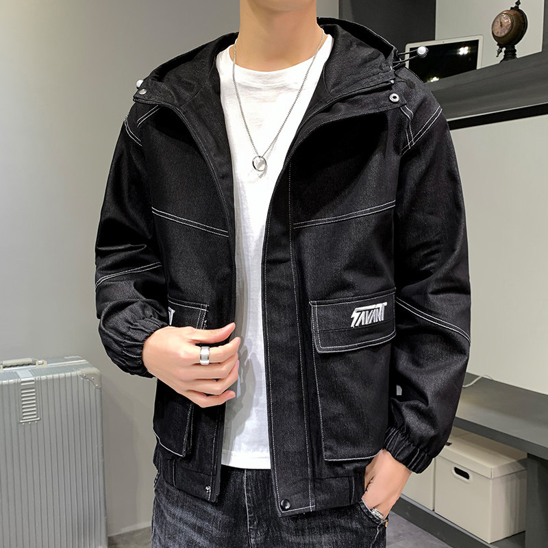 Men's coat spring new Korean fashion loose youth jacket