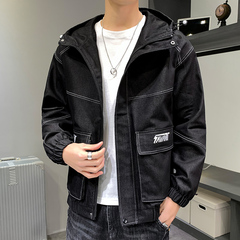 Men's coat spring new Korean fashion loose youth jacket
