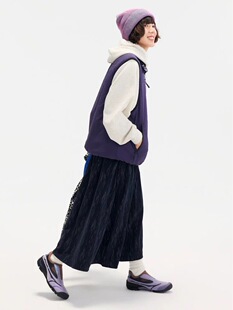 日系2026上新niko家春季 宽松潮酷半身裙 甜美裙子女棉质细条绒时尚