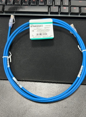 六类2米跳线 蓝色 UTP28SP2MBU 蓝色2米非屏蔽网线千兆细线六类