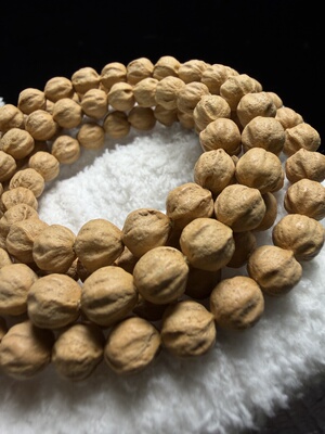 热振百香籽原桩毕业款皮质粉油皮果冻玉化皮多棱矮桩莲花