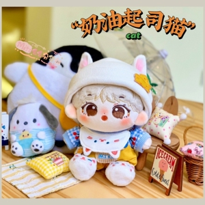 秋日游园会背带裤套装10 15 cm么么杂货铺棉花娃衣mito现货揭阳mito么么杂货铺cos周边动漫模玩棉花娃娃