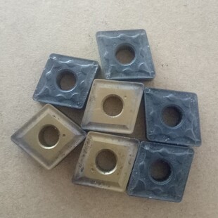 二手数控刀片 山特山高特顾客 等CNMG160612/16菱形刀片 加工钢件