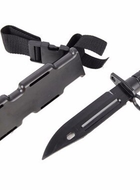 M9橡胶塑料模型刀 战术训练刀 装饰不开刃软刀影视道具