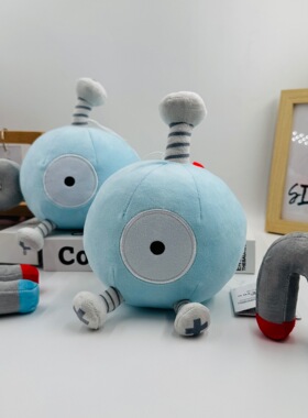 新款30cm大号小磁怪磁吸玩偶初代电系毛绒公仔带吊牌