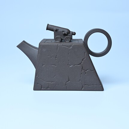 美壶网紫砂壶手工手制老紫泥还原烧威震四方壶 茶壶 茶具 110cc