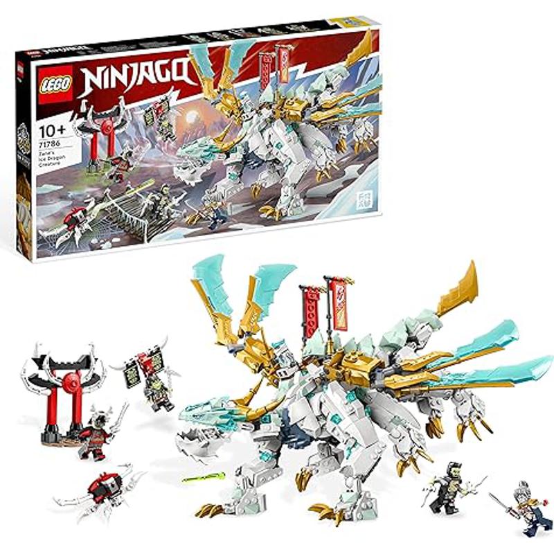 海外购lego乐高新款正品时尚71786 幻影忍者冰龙套装积木玩具