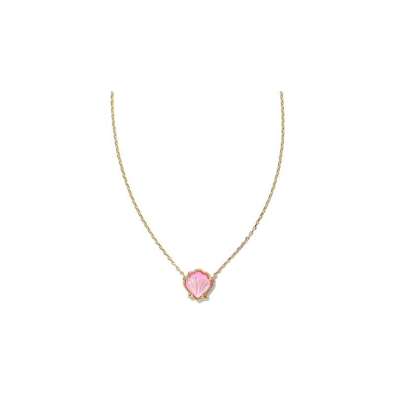 Kendra Scott女士贝壳短款吊坠项链简约百搭日常通勤饰品
