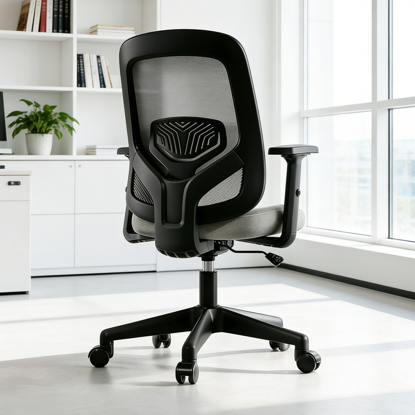 办公椅办公室舒适久坐电脑椅家用职员椅子靠背升降转椅人体工学椅