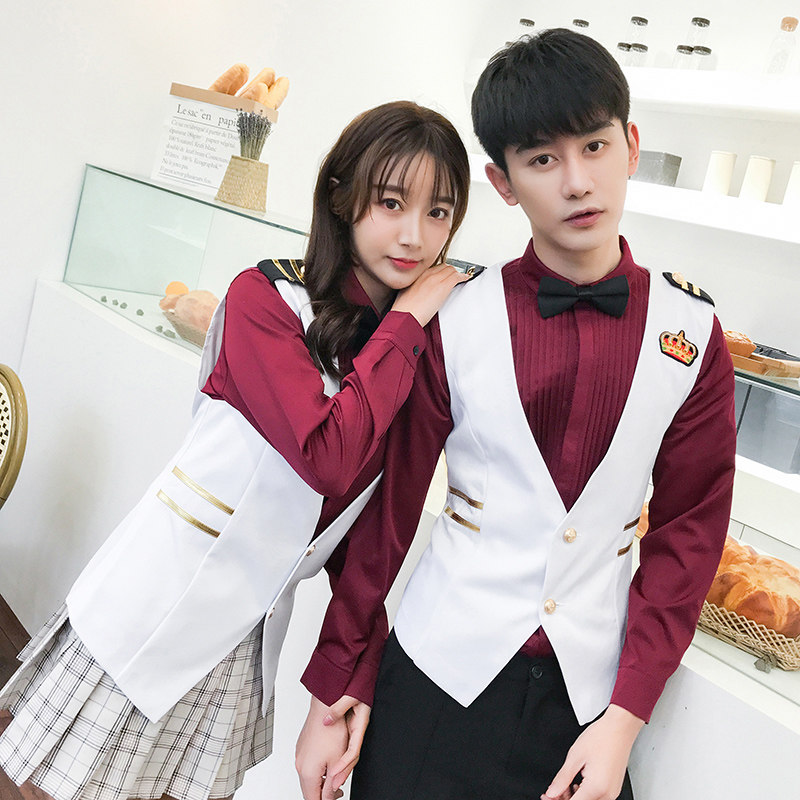 Q8780-皇冠刺绣学生表演马甲外套KTV酒吧马甲P45,男装背心/马甲,星座717A