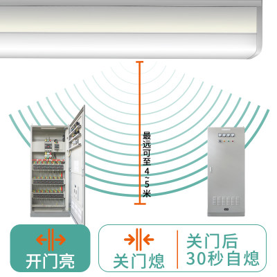 机柜照明灯ledt5人体感应控制柜配电箱长条24V电气一体化灯管220v