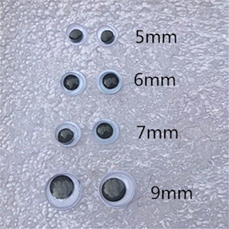 DIY 손으로 꿰매는 직선 나선형 평평한 바닥 코 둥근 삼각형 검은 갈색 분홍색 동물 인형 눈과 코