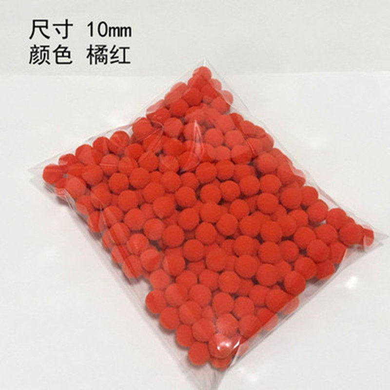 152025MM1CM 단색 높은 탄성 봉제 공 유치원 수제 DIY 재료 다채로운 휴대 전화 장식 해바라기