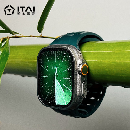 ITAI以太原创设计iWatch苹果氟橡胶表带applewatch11Ultra3适用